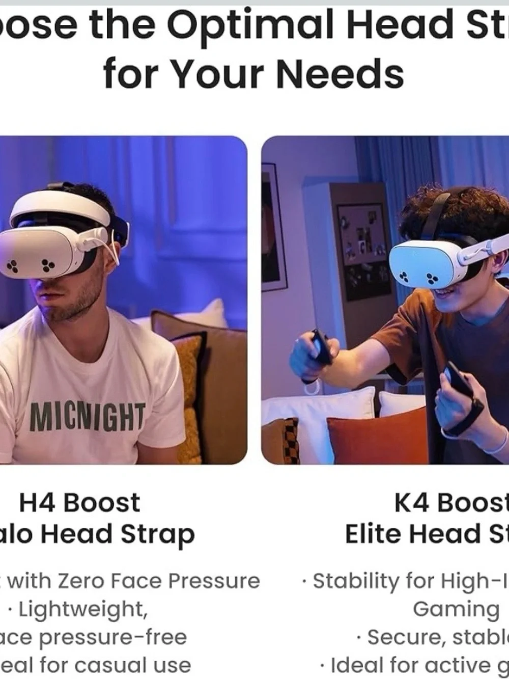 KIWI design H4 Boost Comfort Battery Head Strap Accessories for Meta OculusQuest